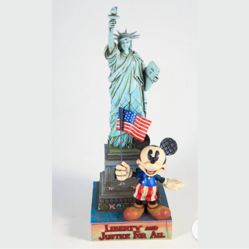 Jim Shore Disney Mickey Mouse Statue of Liberty Figurine